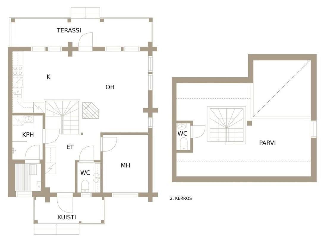 Villa Hullun Mustikka Levi Esterno foto